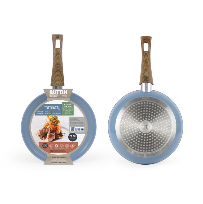 Inde Sarten 28 cm Aluminio Forjado Induccion Tuttifrutti (6 Unidades)