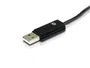Conceptronic Hub USB para Unidad Óptica, Cable Divisor USB 2.0 para Alimentar y Conectar Lector/Grabadora de CD/DVD Externo