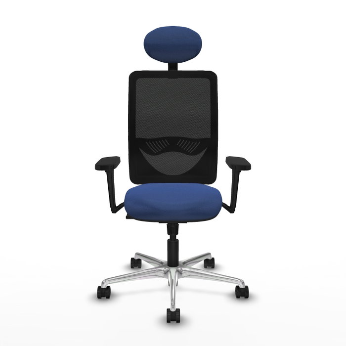 PIQUERAS Y CRESPO Silla de oficina Zulema con mecanismo Sincro, Azul marino y Negro PIQUERAS Y CRESPO Silla de oficina Zulema con mecanismo Sincro, Azul marino y Negro
