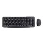 TNB Combo Bridge Teclado QWERTY y Ratón Inalámbrico Negro