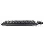TNB Combo Bridge Teclado QWERTY y Ratón Inalámbrico Negro