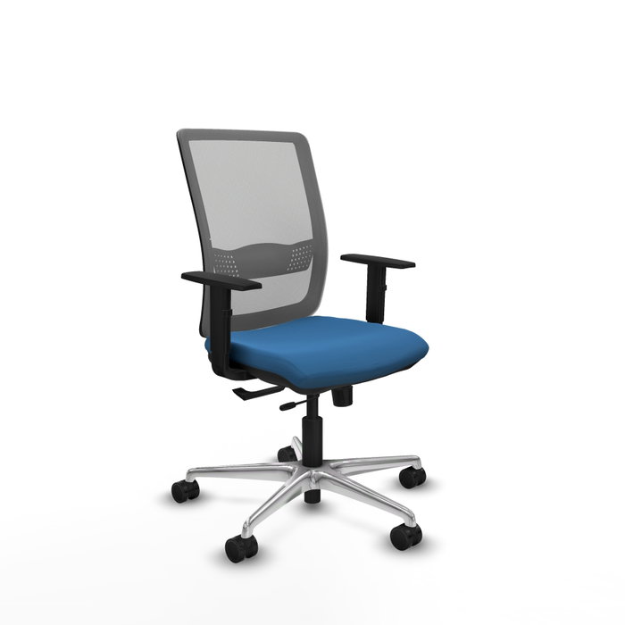 PIQUERAS Y CRESPO Silla de oficina Haches Azul claro y Gris PIQUERAS Y CRESPO Silla de oficina Haches Azul claro y Gris