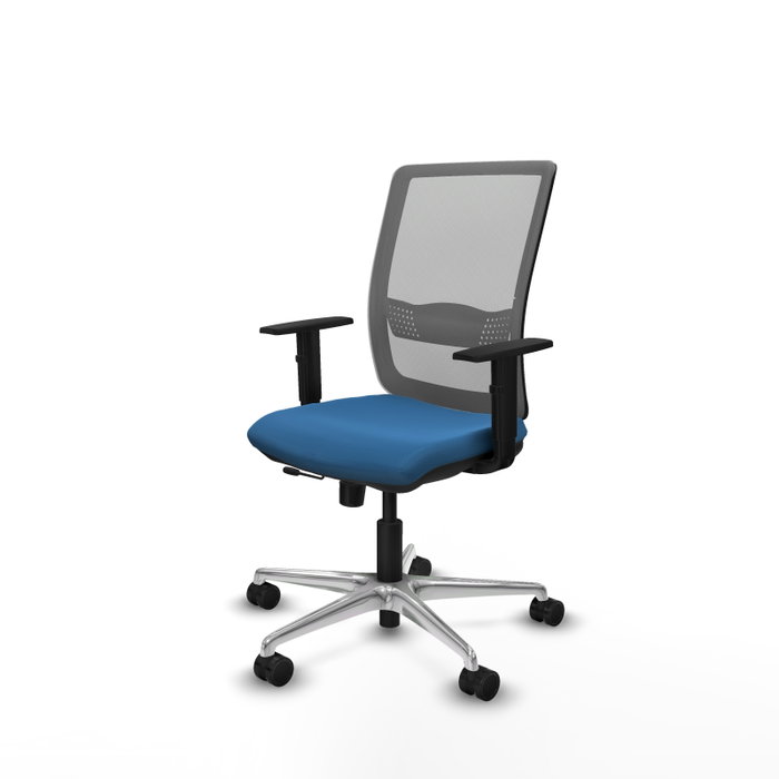 PIQUERAS Y CRESPO Silla de oficina Haches Azul claro y Gris PIQUERAS Y CRESPO Silla de oficina Haches Azul claro y Gris