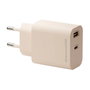 dbramante1928 re-charge Cargador de pared 20W con 2 puertos de salida (USB-C, USB) - beige