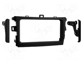 ACV Bastidor de montaje de radio para Toyota 2 DIN, negro