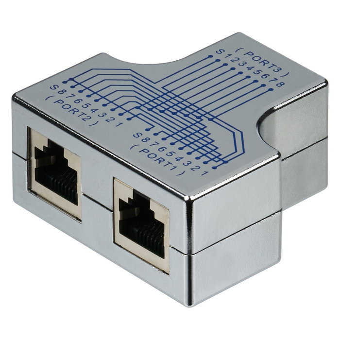 EFB Elektronik Adaptador T-modular RJ45 socket/2xsocket 1 1 shielded
