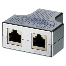 EFB Elektronik Adaptador T-modular RJ45 socket/2xsocket 1 1 shielded