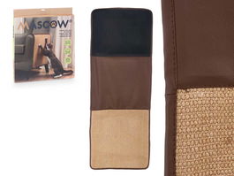 MASCOW Soporte Rascador Sofa Marron 46 x 1 x 119 cm Poliester Sisal (Set de 6)