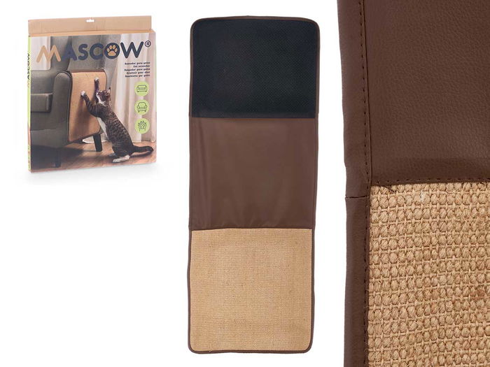 MASCOW Soporte Rascador Sofa Marron 46 x 1 x 119 cm Poliester Sisal (Set de 6) MASCOW Soporte Rascador Sofa Marron 46 x 1 x 119 cm Poliester Sisal (Set de 6)