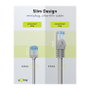Goobay Cable LAN CAT6A 1m Blanco