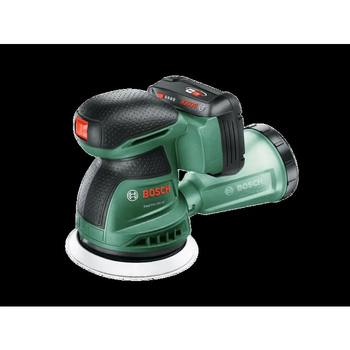 Bosch EasyOrbit 18V10 - Lijadora orbital aleatoria inalámbrica 125 mm con batería de 2.0 Ah y cargador, referencia AABMU02539 Bosch EasyOrbit 18V10 - Lijadora orbital aleatoria inalámbrica 125 mm con batería de 2.0 Ah y cargador, referencia AABMU02539