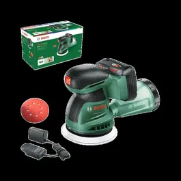 Bosch EasyOrbit 18V10 - Lijadora orbital aleatoria inalámbrica 125 mm con batería de 2.0 Ah y cargador, referencia AABMU02539