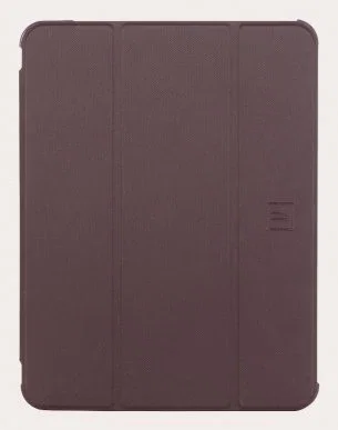 Tucano Satin Funda Folio para iPad 10.9" 10th Gen 2022, Policarbonato y TPU, Púrpura Transparente, Resistente a Golpes, Con Modo Espera