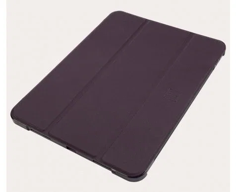 Tucano Satin Funda Folio para iPad 10.9" 10th Gen 2022, Policarbonato y TPU, Púrpura Transparente, Resistente a Golpes, Con Modo Espera