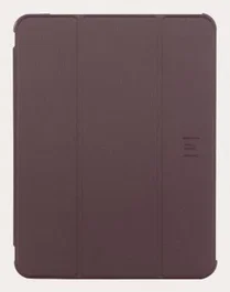 Tucano Satin Funda Folio para iPad 10.9" 10th Gen 2022, Policarbonato y TPU, Púrpura Transparente, Resistente a Golpes, Con Modo Espera