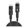 Lindy Cable Híbrido de Fibra Óptica Mini DisplayPort 1.4 de 10m con Conectores DP Extraíbles