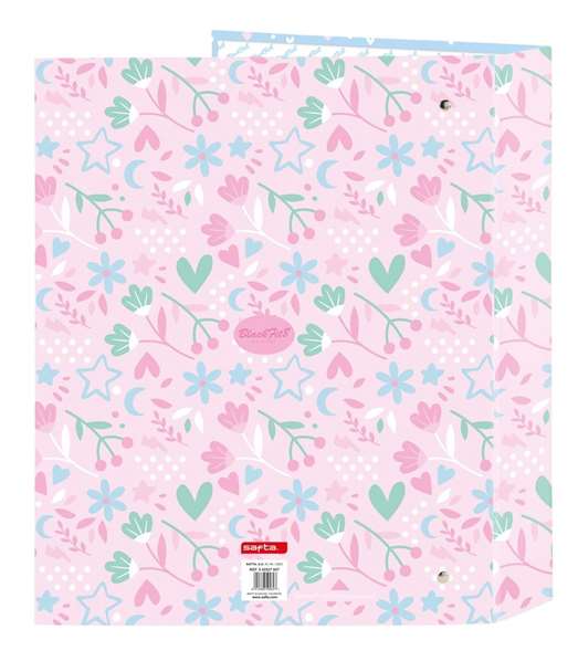 Safta Carpeta Blackfit8 4 Anillas 35mm Lomo Ancho "Smile" 27x33x6 cm Safta Carpeta Blackfit8 4 Anillas 35mm Lomo Ancho "Smile" 27x33x6 cm