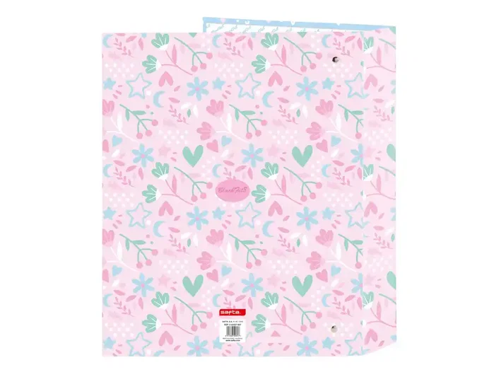 Safta Carpeta de 4 Anillas Blackfit8 Smile Lomo Ancho Safta Carpeta de 4 Anillas Blackfit8 Smile Lomo Ancho