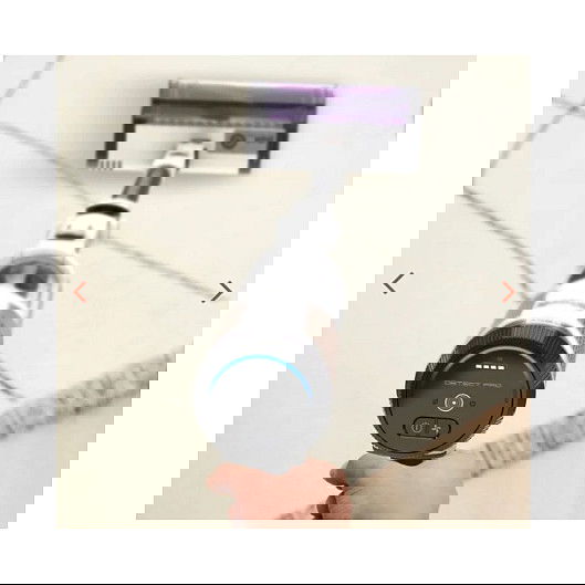 Shark Detect Pro IW1611EU - Aspirador Escoba sin Cable, Auto-Vaciado, Blanco, Tecnología Hair Pro