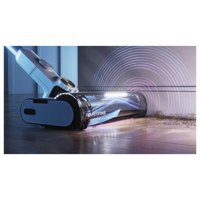 Shark Detect Pro IW1611EU - Aspirador Escoba sin Cable, Auto-Vaciado, Blanco, Tecnología Hair Pro