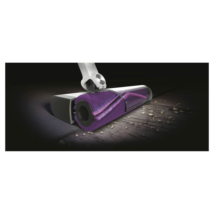 Shark Detect Pro IW1611EU - Aspirador Escoba sin Cable, Auto-Vaciado, Blanco, Tecnología Hair Pro