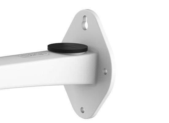Hikvision Soporte a pared para cámara tipo box Aluminio Blanco