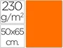 Sadipal Cartulina Fluorescente Naranja 50x65 cm