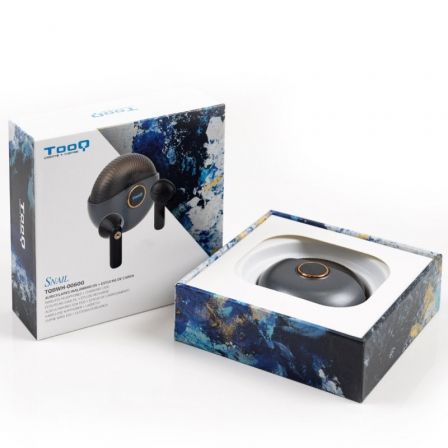 Tooq Auriculares inalámbricos + Micrófono Snail - Gris Tooq Auriculares inalámbricos + Micrófono Snail - Gris