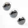TooQ Auriculares Inalámbricos Intrauditivos Bluetooth 5.3 con Micrófono, Modelo Snail - Gris/Negro, Estuche de Carga, 4h de Autonomía, para Llamadas y Música