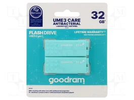 GOODRAM Pendrive 32GB USB 3.2 Gen 1 Menta (Pack de 2)