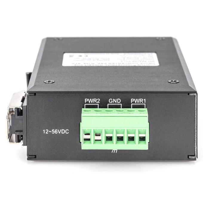 Digitus DN-652104 Conversor de Medios Industrial Gigabit PoE SFP