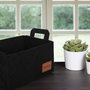 Aberto Design 6267 Organizador de Escritorio Negro Fieltro 30 x 20 x 15 cm