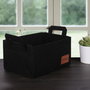 Aberto Design 6267 Organizador de Escritorio Negro Fieltro 30 x 20 x 15 cm