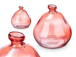 GIFTDECOR Botella Baja Irregular Teja