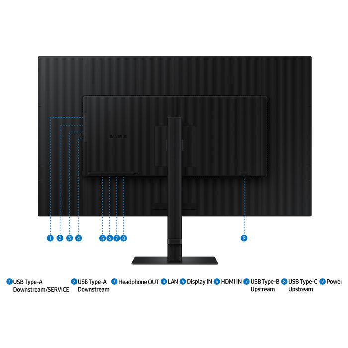 Samsung ViewFinity S8 S37D800UAU 37 pulg. 4K UHD VA Negro