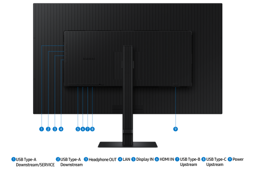 Samsung ViewFinity S8 S80UD 37 pulgadas 4K UHD Negro Samsung ViewFinity S8 S80UD 37 pulgadas 4K UHD Negro