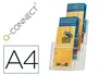 Q-connect Expositor sobremesa metacrilato 1/3 din a4 4 compartimentos 110x155x265 mm