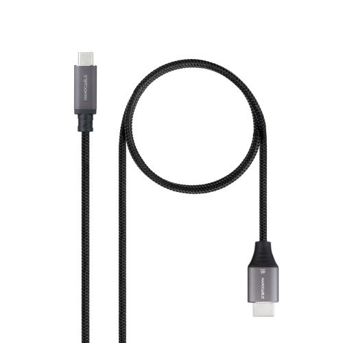 Nanocable Conversor USB-C a HDMI 2.0 4K 60Hz 1.8m Negro