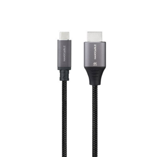 Nanocable Conversor USB-C a HDMI 2.0 4K 60Hz 1.8m Negro