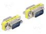 DeLOCK Adaptador D-sub 9 Pin Macho a Macho Plata