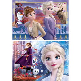 Clementoni Puzzle Maxi Frozen 2 Disney 2x60 Piezas 27x19cm