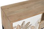 DKD Home Decor Mueble TV Tropical Blanco Natural 50 x 140 x 40 cm