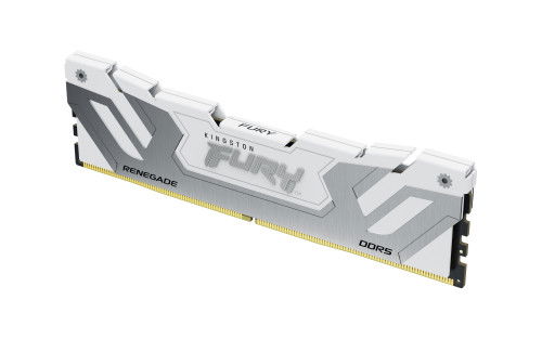 Kingston KF584CU40RWK2-48 Memoria RAM DDR5 de 48GB (2x24GB) 8400MT/s CL40 Fury Renegade White XMP para PC