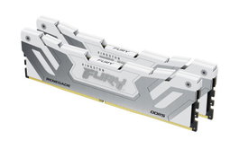 Kingston KF584CU40RWK2-48 Memoria RAM DDR5 de 48GB (2x24GB) 8400MT/s CL40 Fury Renegade White XMP para PC