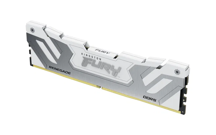 Kingston FURY Renegade 48 GB DDR5 8400 MT/s CL40 CUDIMM (Kit de 2 x 24 GB) - Blanco/Plata
