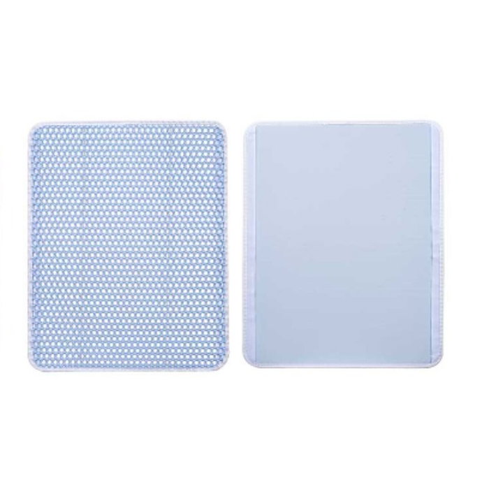 Alfombra para Arenero de Gatos Mascow Azul 50 x 40 x 1,5 cm (12 Unidades)