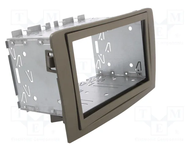 PER.PIC. Bastidor de montaje de radio 2 DIN dorado para Fiat e Lancia