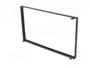 4CARMEDIA Bastidor de montaje de radio 2 DIN 110x188x8mm
