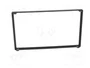 4CARMEDIA Bastidor de montaje de radio 2 DIN 110x188x8mm