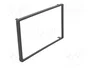 4CARMEDIA Bastidor de montaje de radio 2 DIN 110x188x8mm